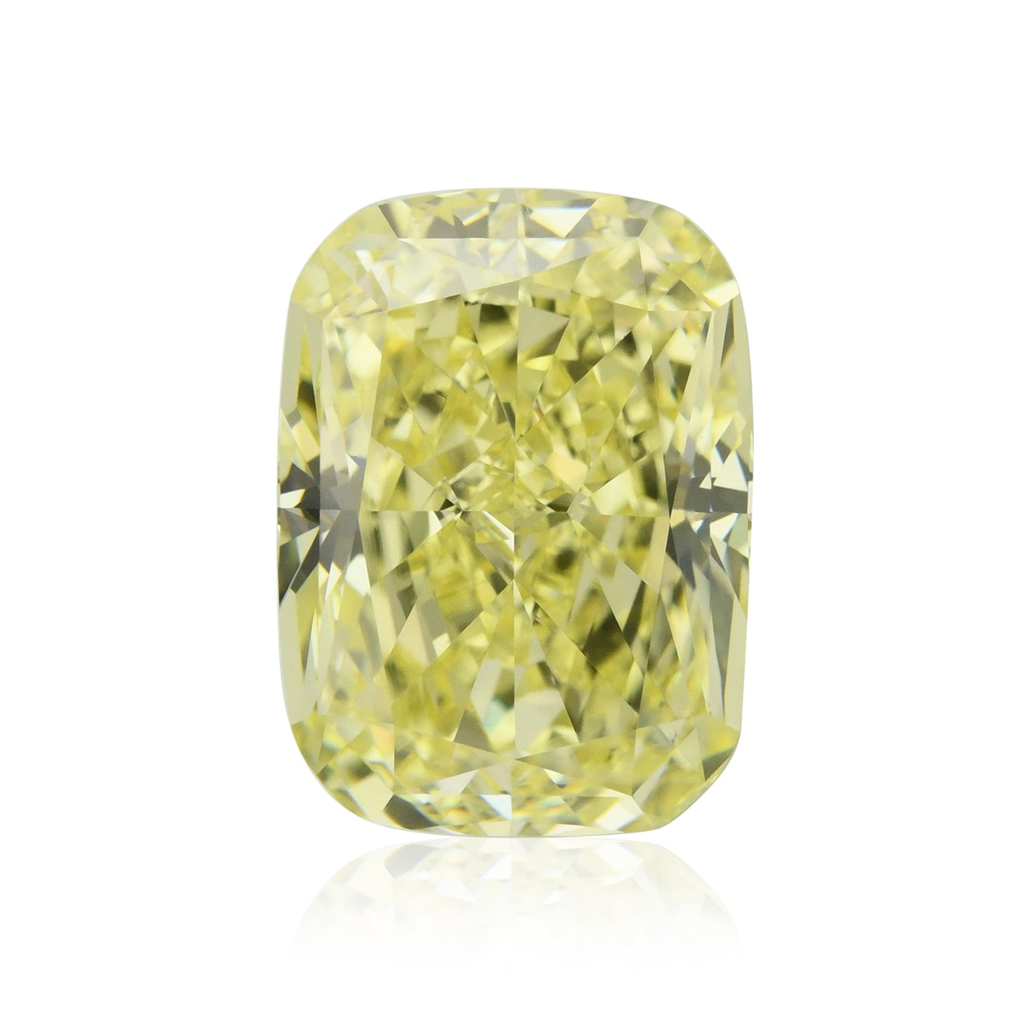 2,51 Karat Fancy Yellow Cushion Diamond VS2 GIA