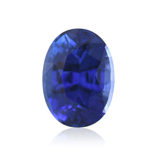 2,51 Karat blauer ovaler Saphir aus Sri Lanka