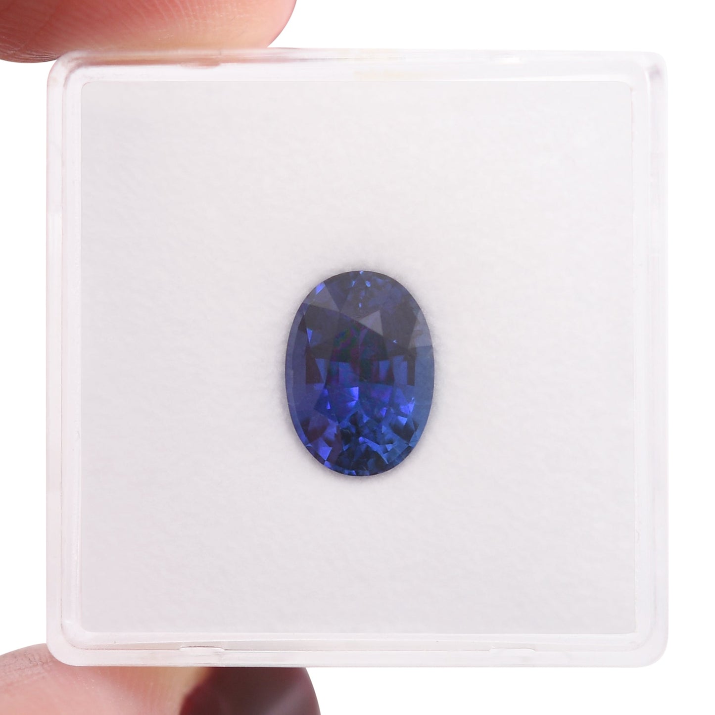 2,51 Karat blauer ovaler Saphir aus Sri Lanka