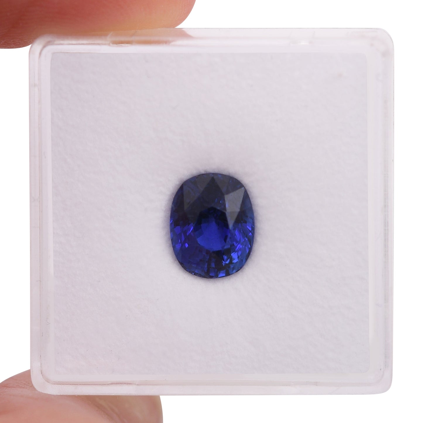 2,52 Karat blauer Kissen-Saphir aus Sri Lanka