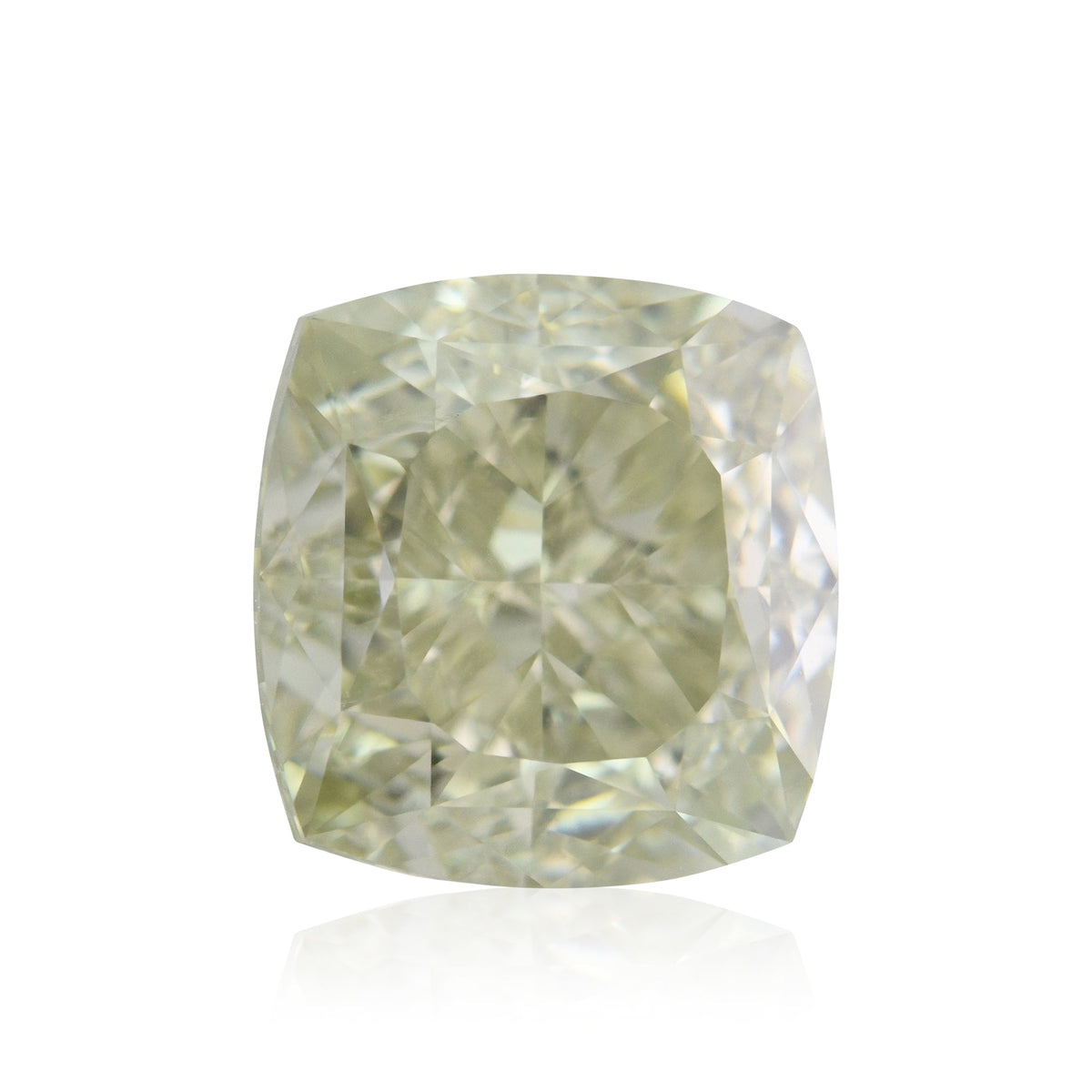Cushion Diamond | 2.53 ct | Fancy Grayish Yellowish Green | VS2 | GIA | Ref 721590