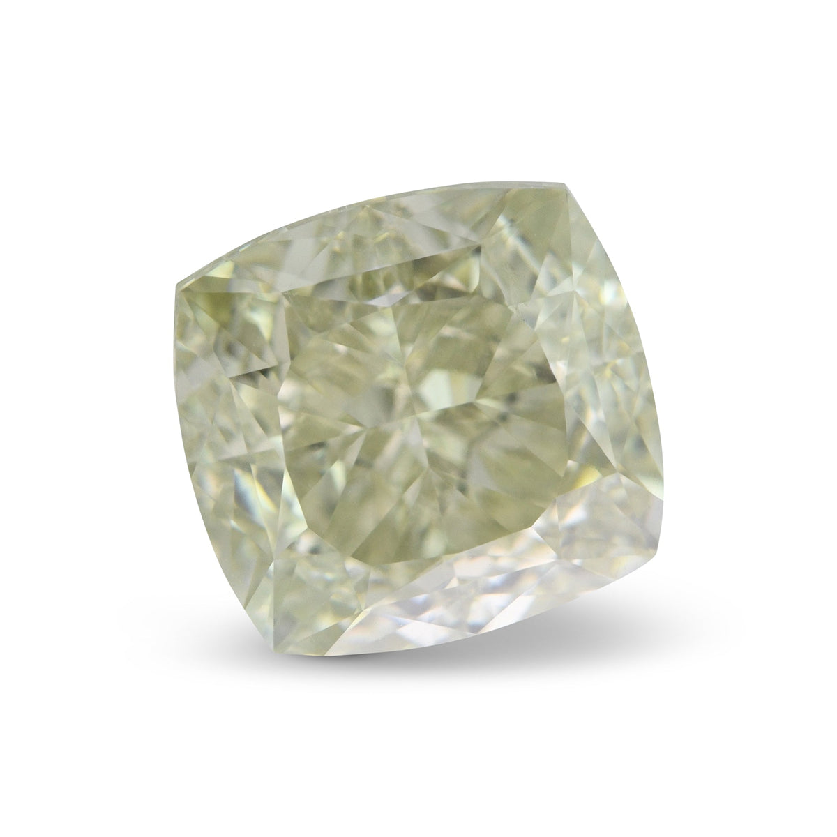 Cushion Diamond | 2.53 ct | Fancy Grayish Yellowish Green | VS2 | GIA | Ref 721590