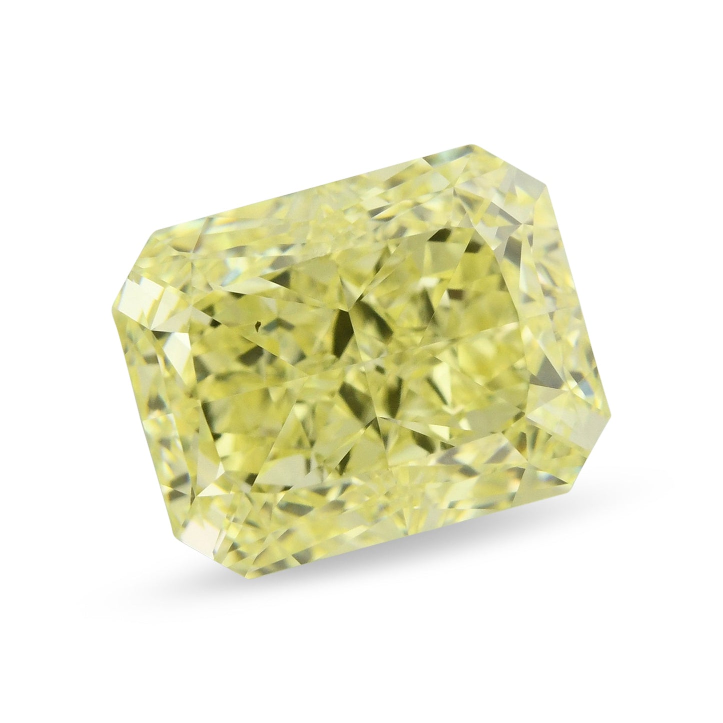 2,53 Karat Fancy Yellow Radiant VS2 GIA