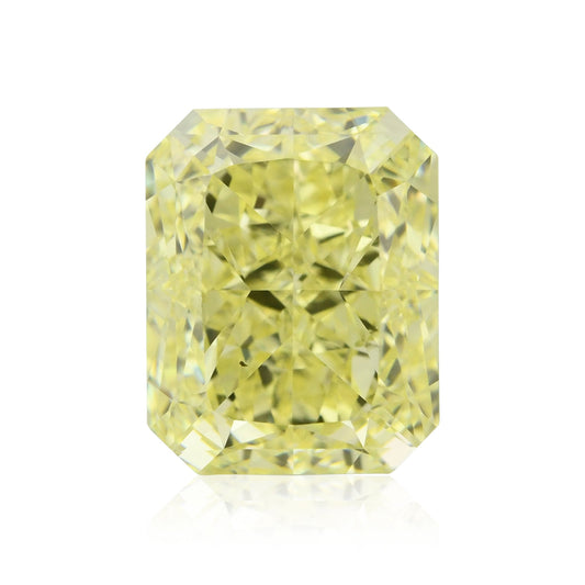 2,53 Karat Fancy Yellow Radiant VS2 GIA