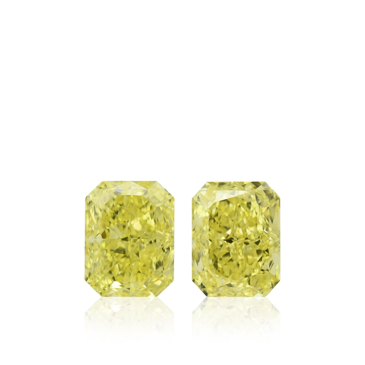 2,56 Karat Fancy Intense Yellow Radiant Diamanten VS2 GIA