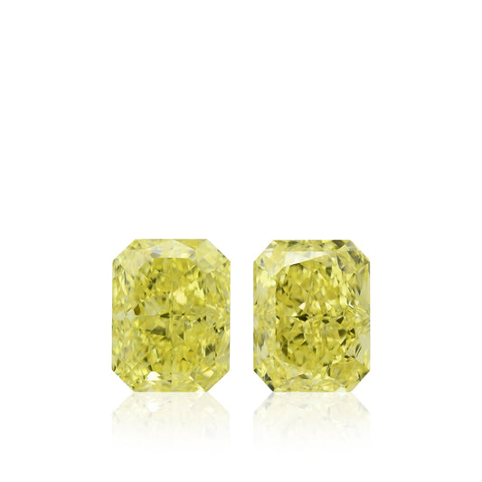 2,56 Karat Fancy Intense Yellow Radiant Diamanten VS2 GIA
