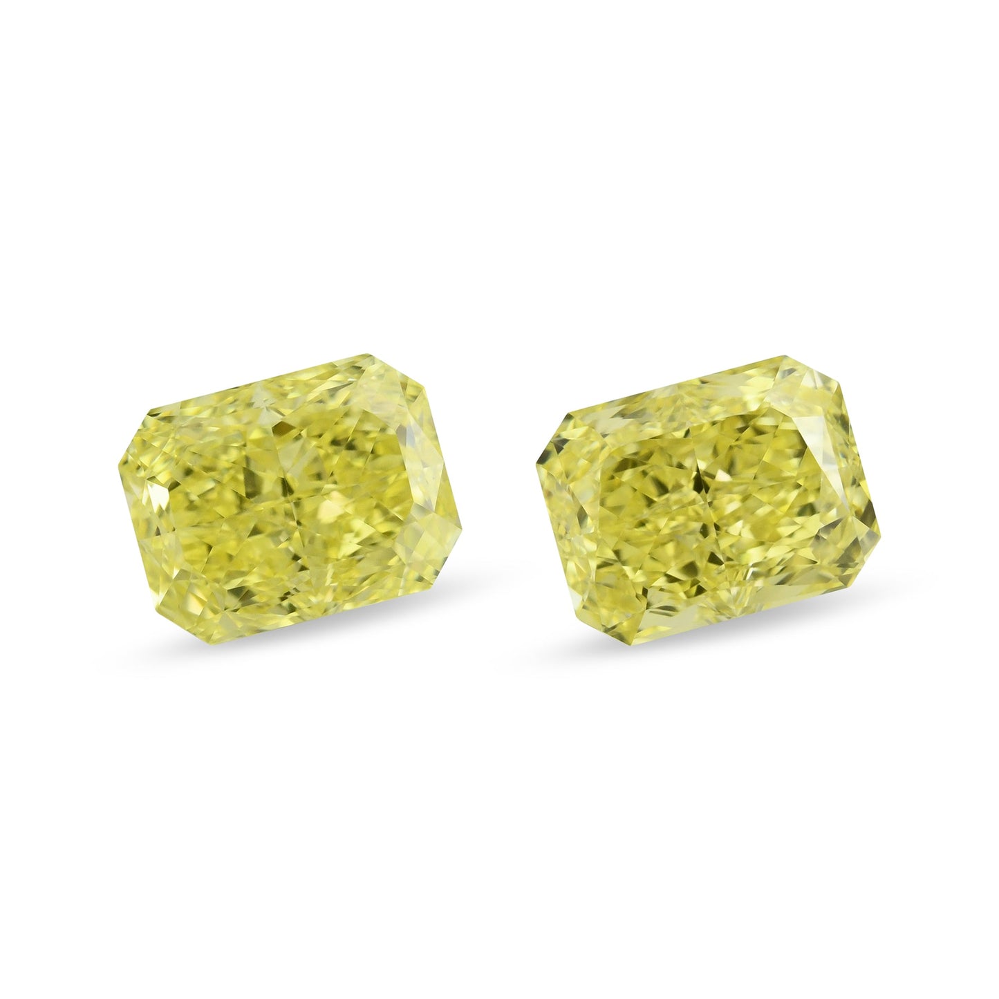 2,56 Karat Fancy Intense Yellow Radiant Diamanten VS2 GIA
