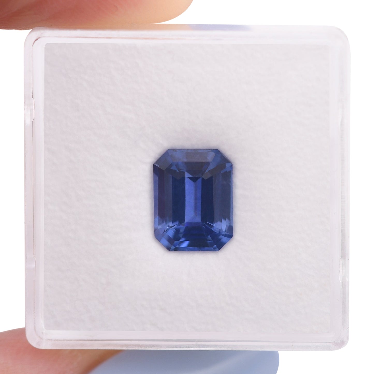 2,56 Karat blauer Smaragd-Saphir aus Sri Lanka