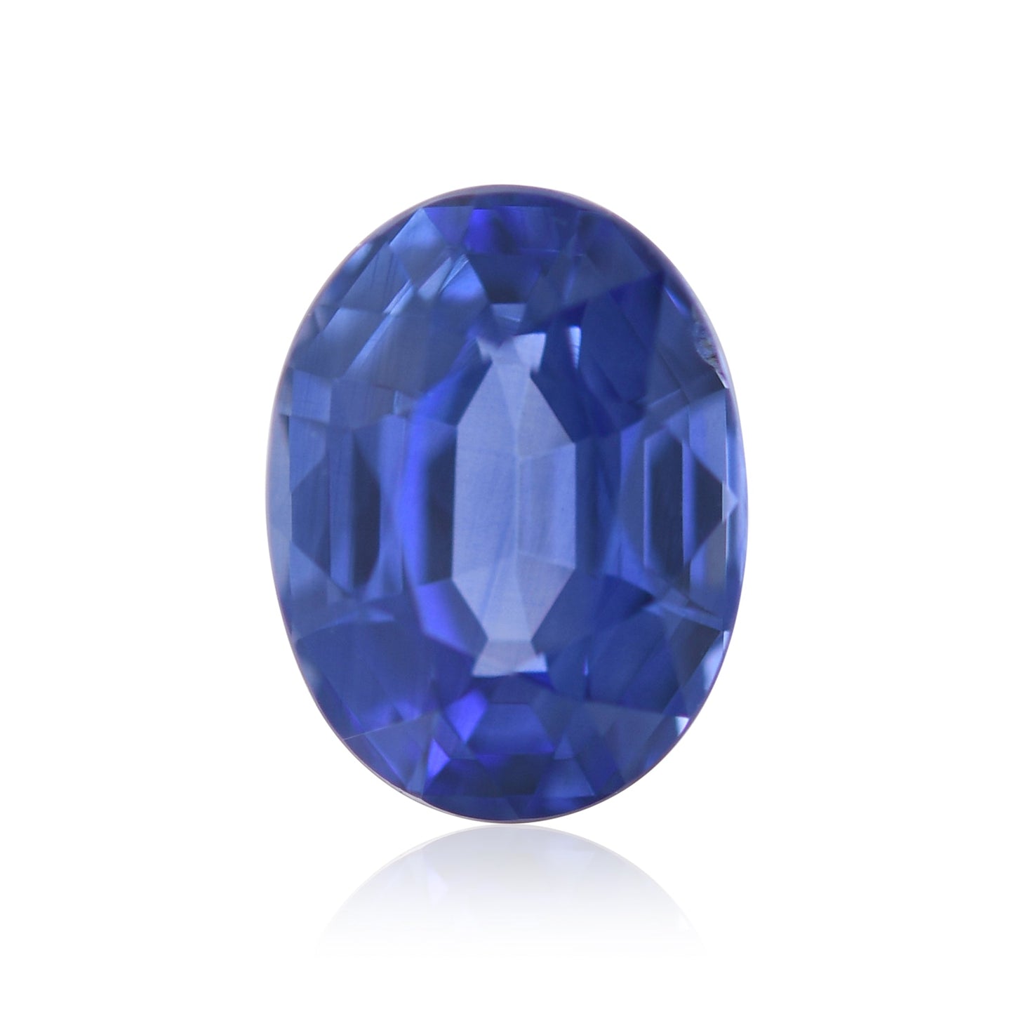2,57 Karat blauer ovaler Saphir aus Sri Lanka