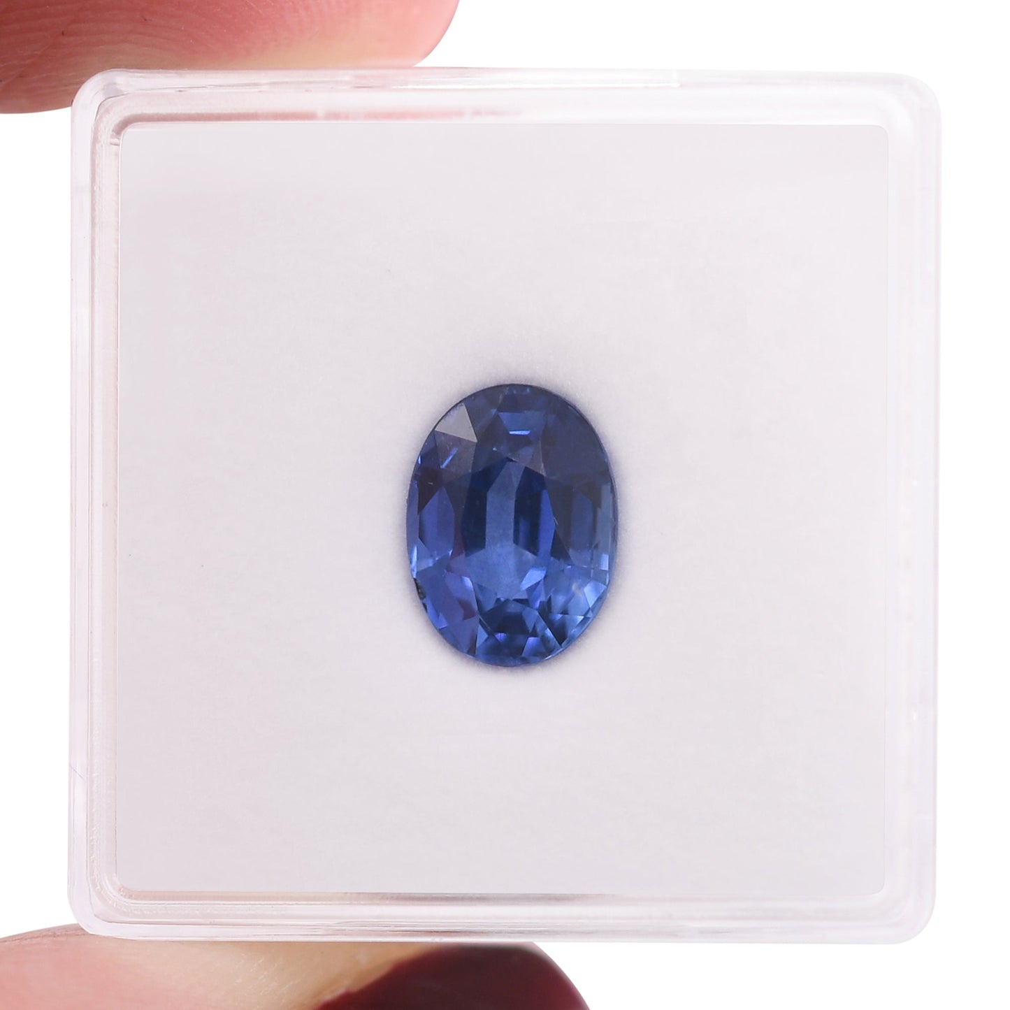 2,57 Karat blauer ovaler Saphir aus Sri Lanka