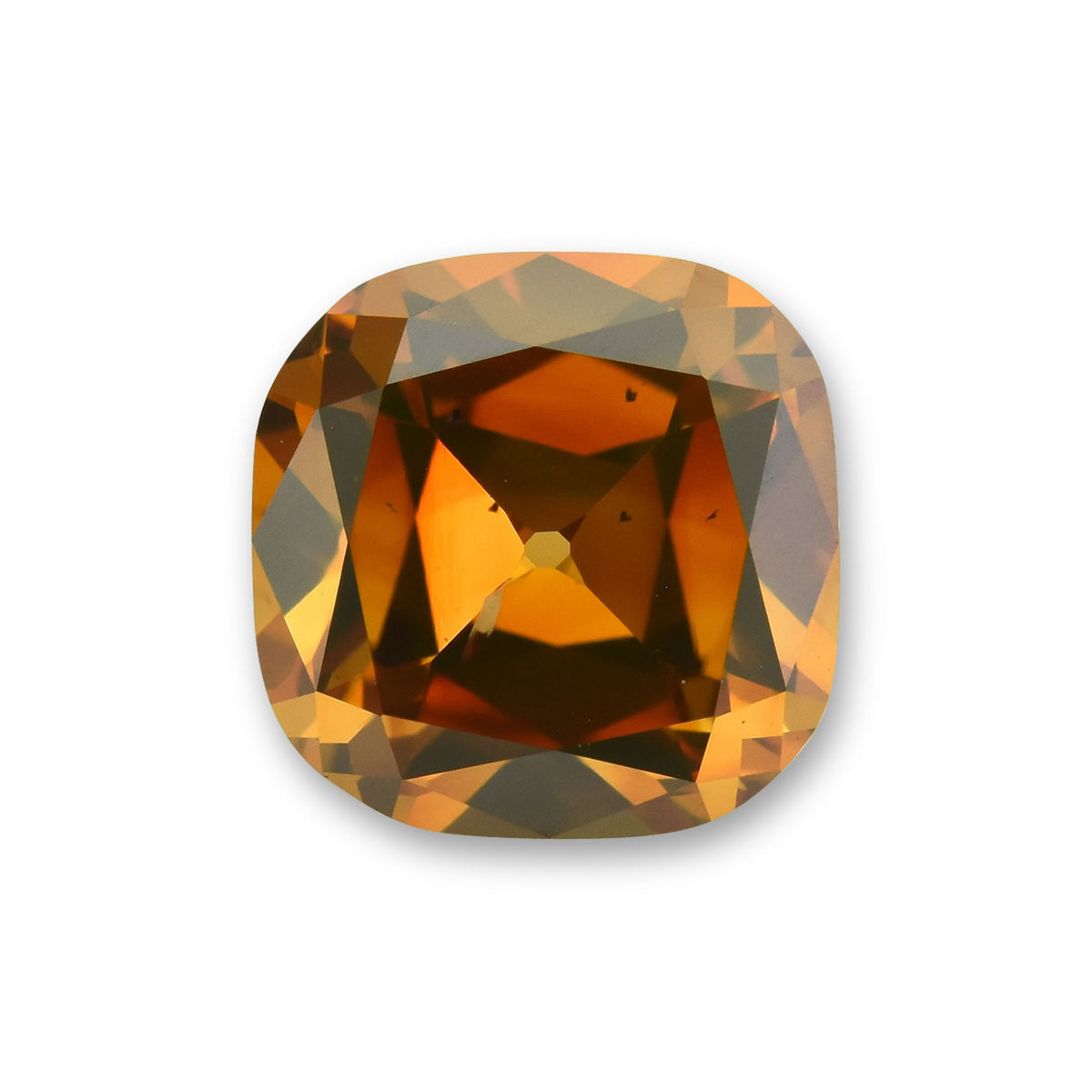 Kissenförmiger Diamant | 2,6 ct | Fancy Deep Brown Orange | SI2 | GIA | Ref 529613