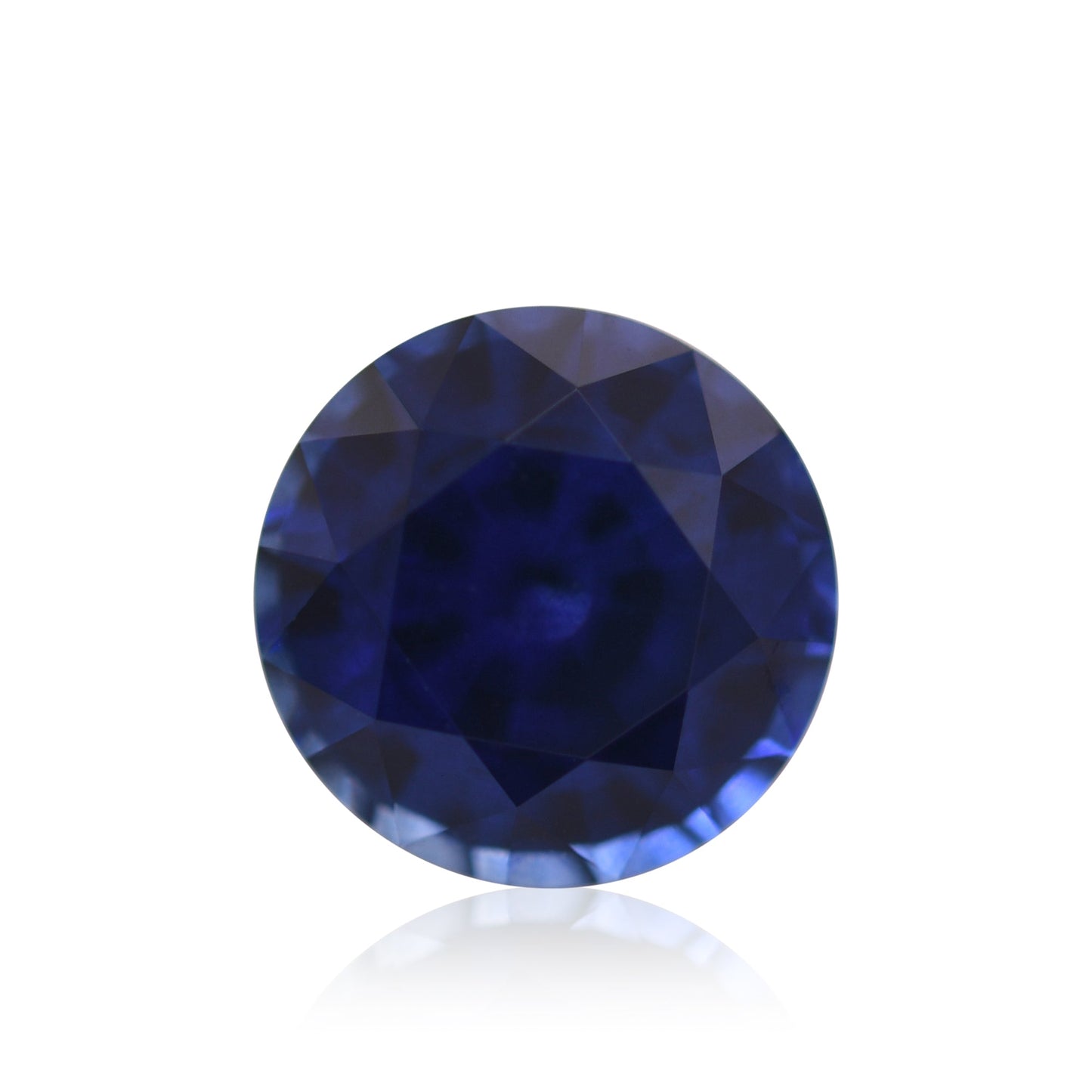 2,64 Karat blauer runder Saphir aus Sri Lanka