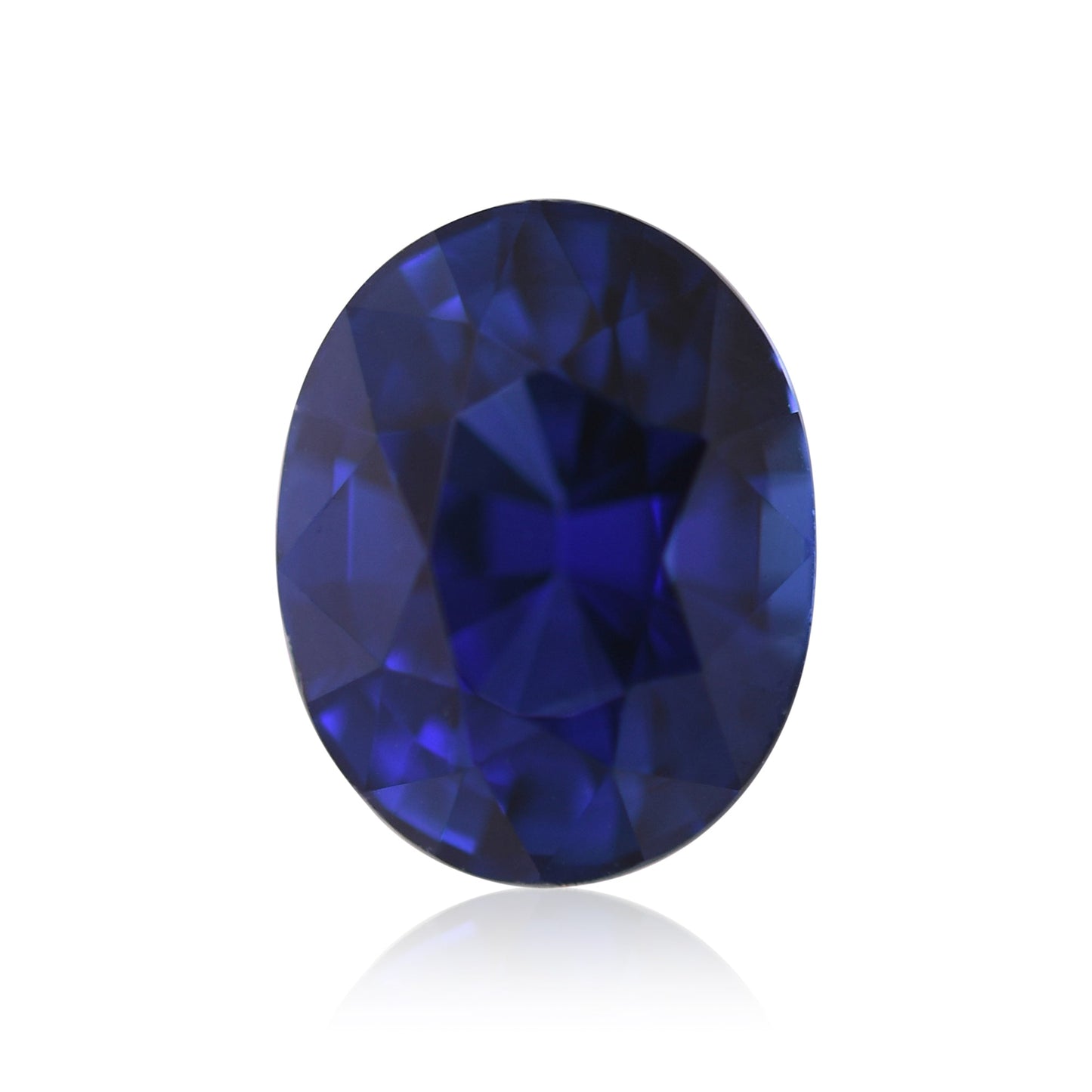 2,67 Karat blauer ovaler Saphir aus Sri Lanka