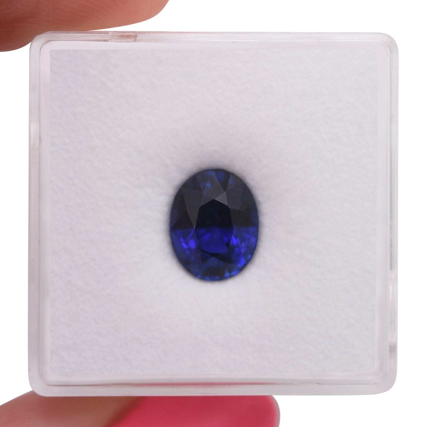 2,67 Karat blauer ovaler Saphir aus Sri Lanka