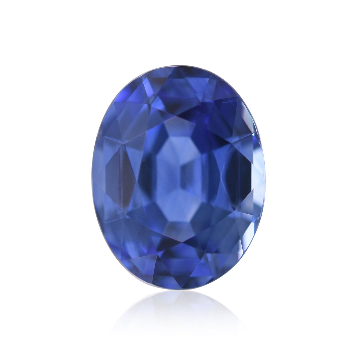 2,93 Karat blauer ovaler Saphir aus Sri Lanka
