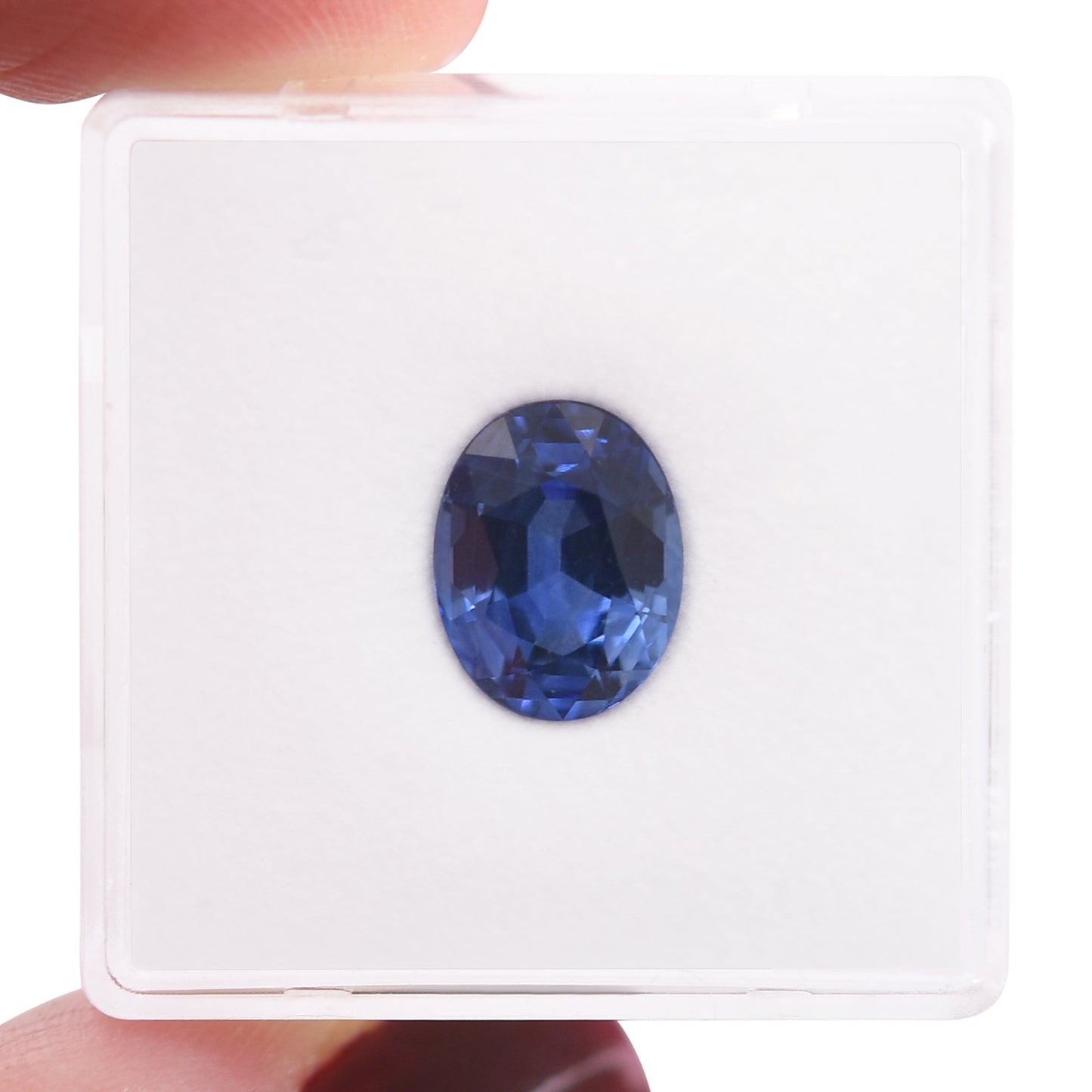 2,93 Karat blauer ovaler Saphir aus Sri Lanka