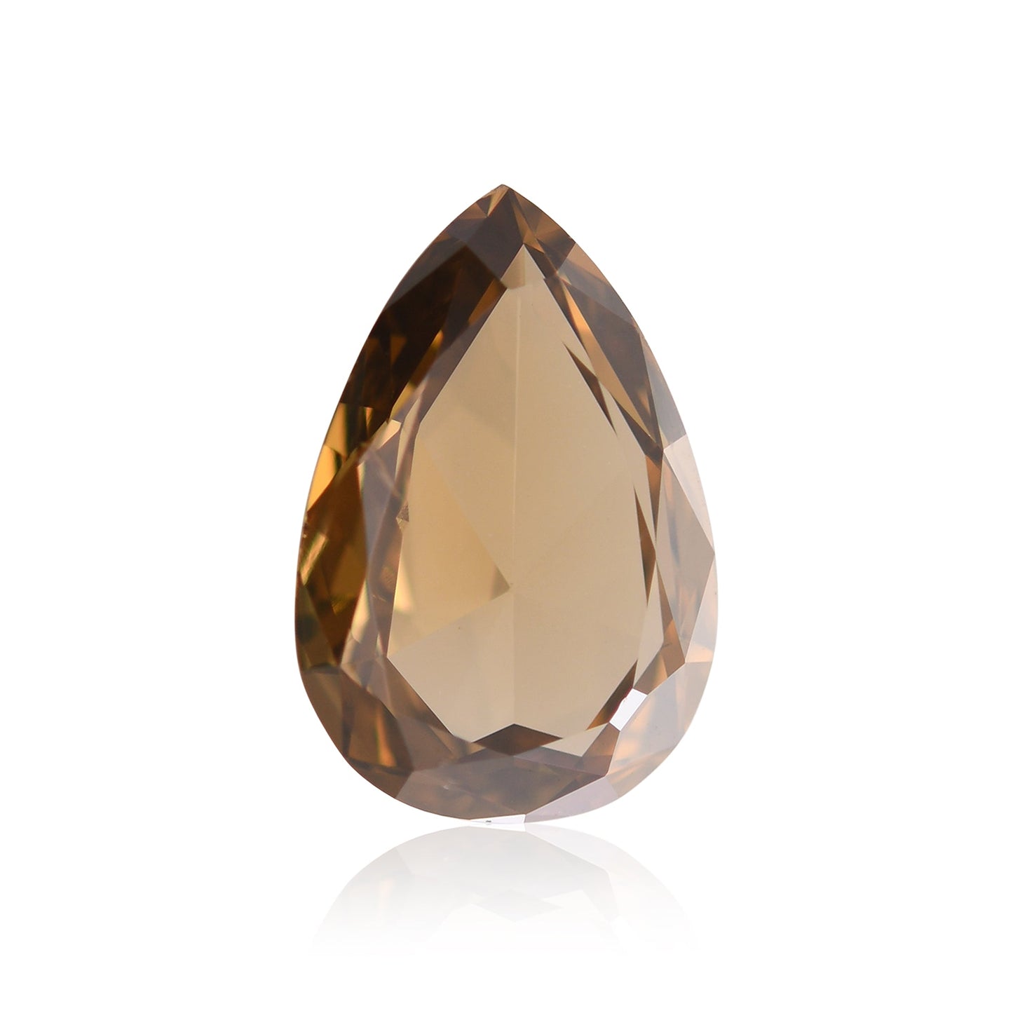 2,98 Karat Fancy Dark Yellowish Brown Birnenförmiger Diamant SI1 GIA
