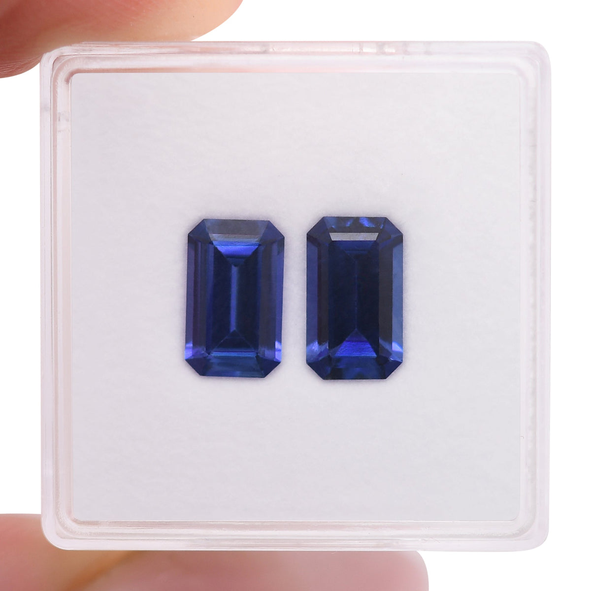 Smaragd-Saphir | 2,99 ct | Blau | Ref. 711359