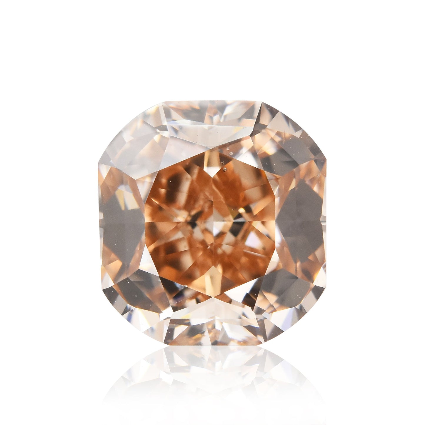 1,02 Karat Fancy Brown Orange Cushion Diamant SI1 GIA