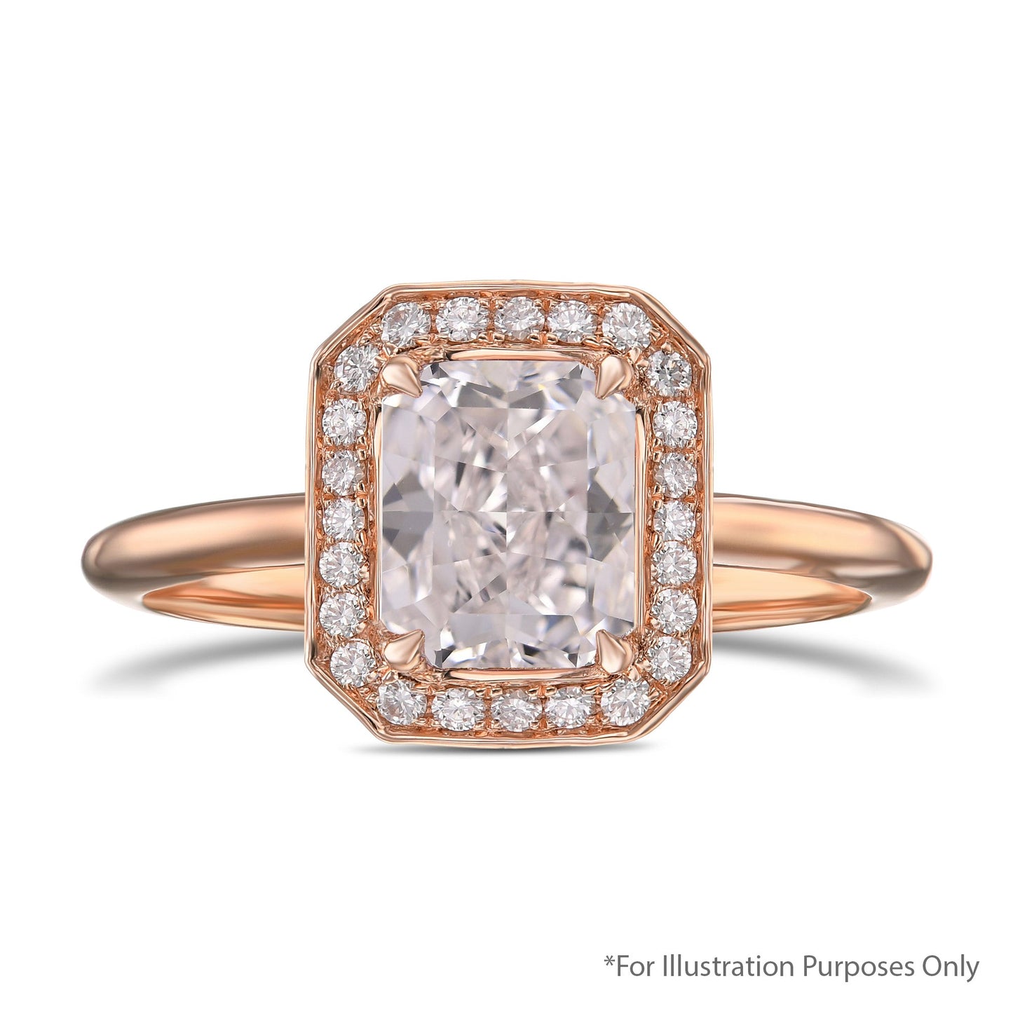 1,47 Karat zartrosa, strahlender Diamant, VS2, GIA