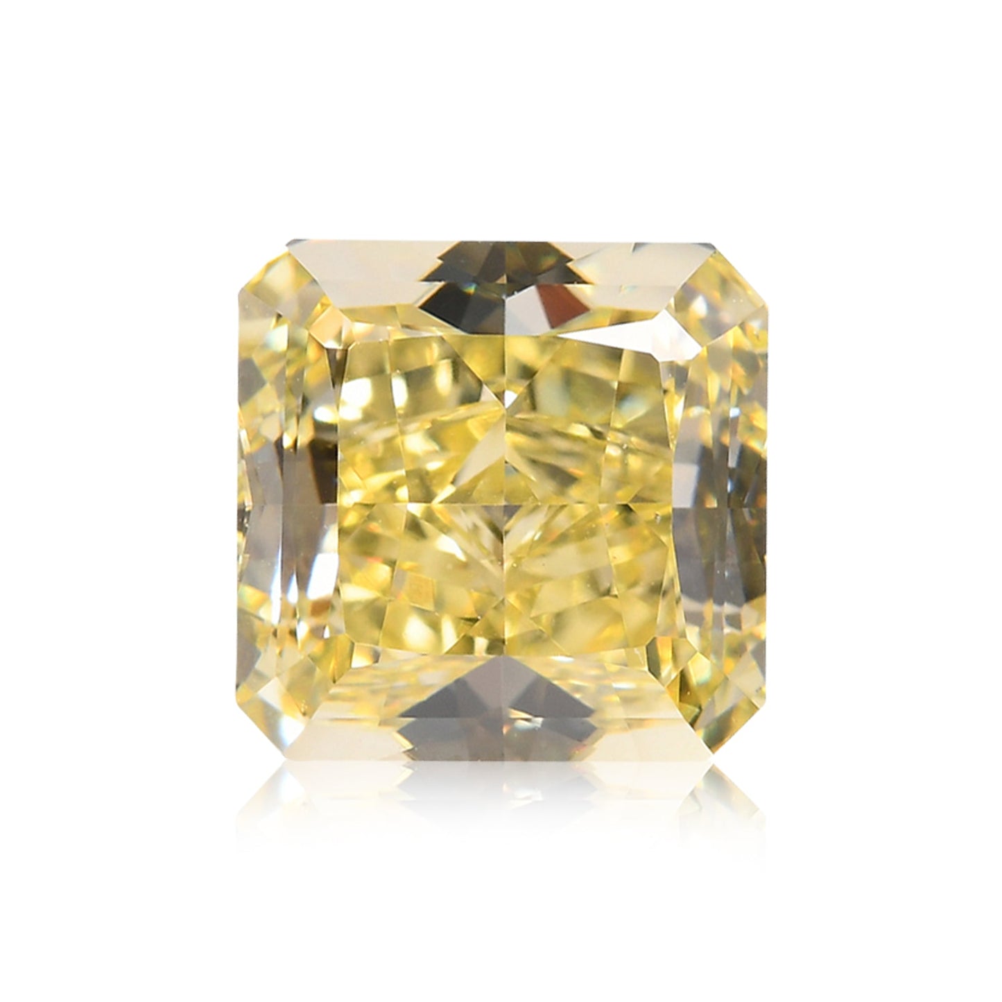 2,01 Karat Fancy Yellow Radiant VS2 GIA