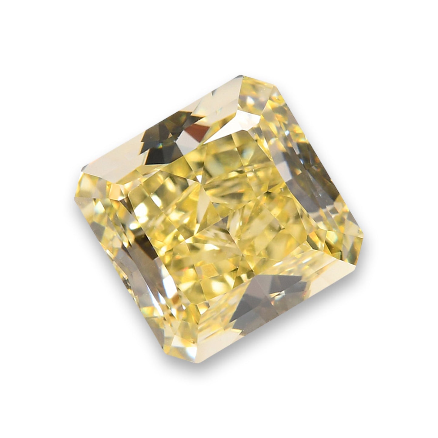 2,01 Karat Fancy Yellow Radiant VS2 GIA