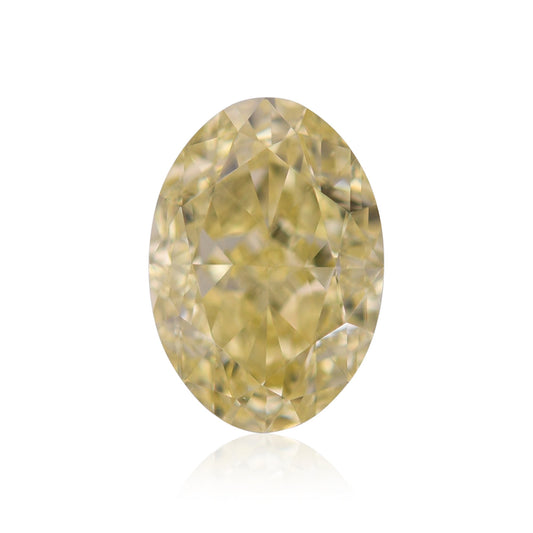 1,00 Karat Fancy Yellow Oval Diamond VS2 GIA