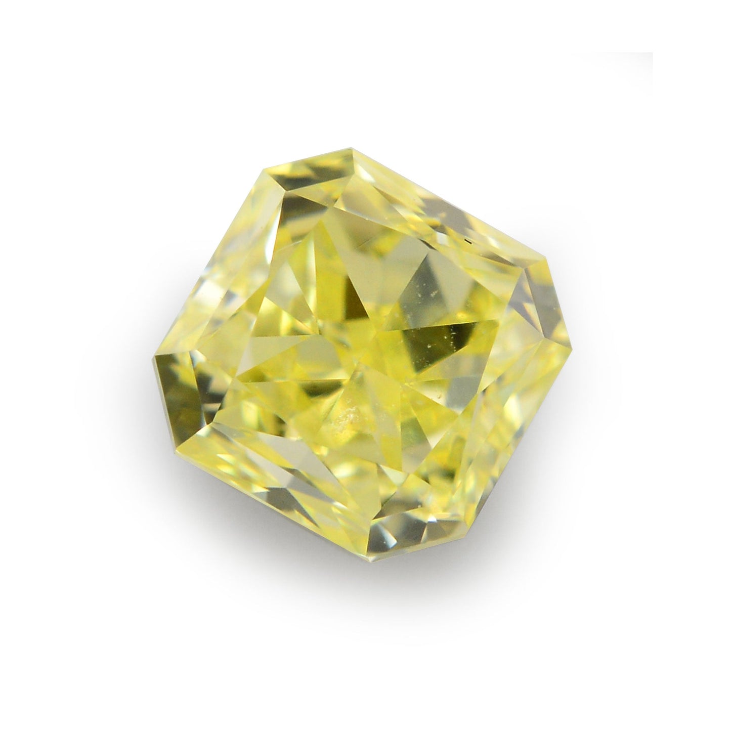 0,47 Karat Fancy Intense Yellow Radiant VVS2 IGI