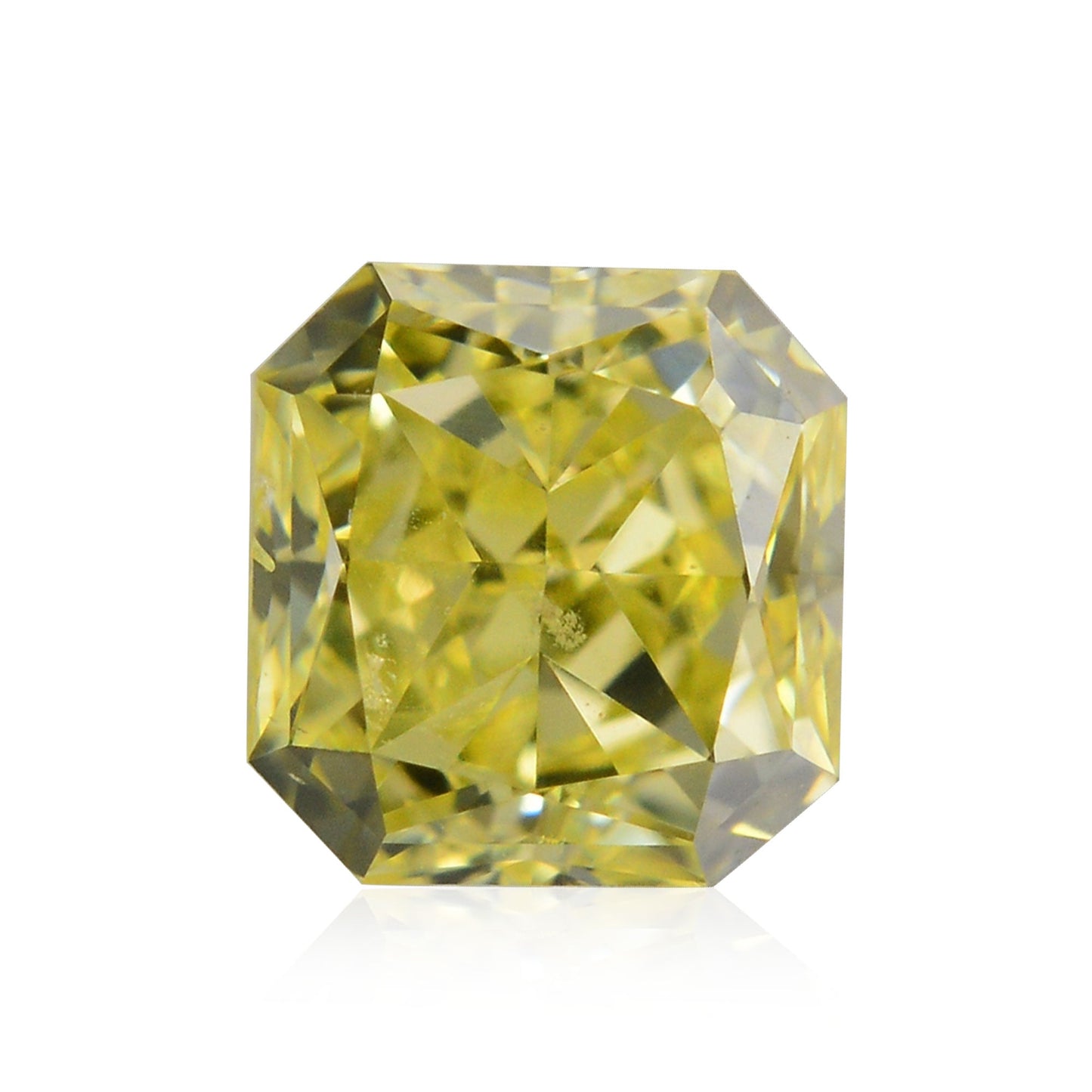 0,42 Karat Fancy Intense Yellow Radiant VS2 IGI