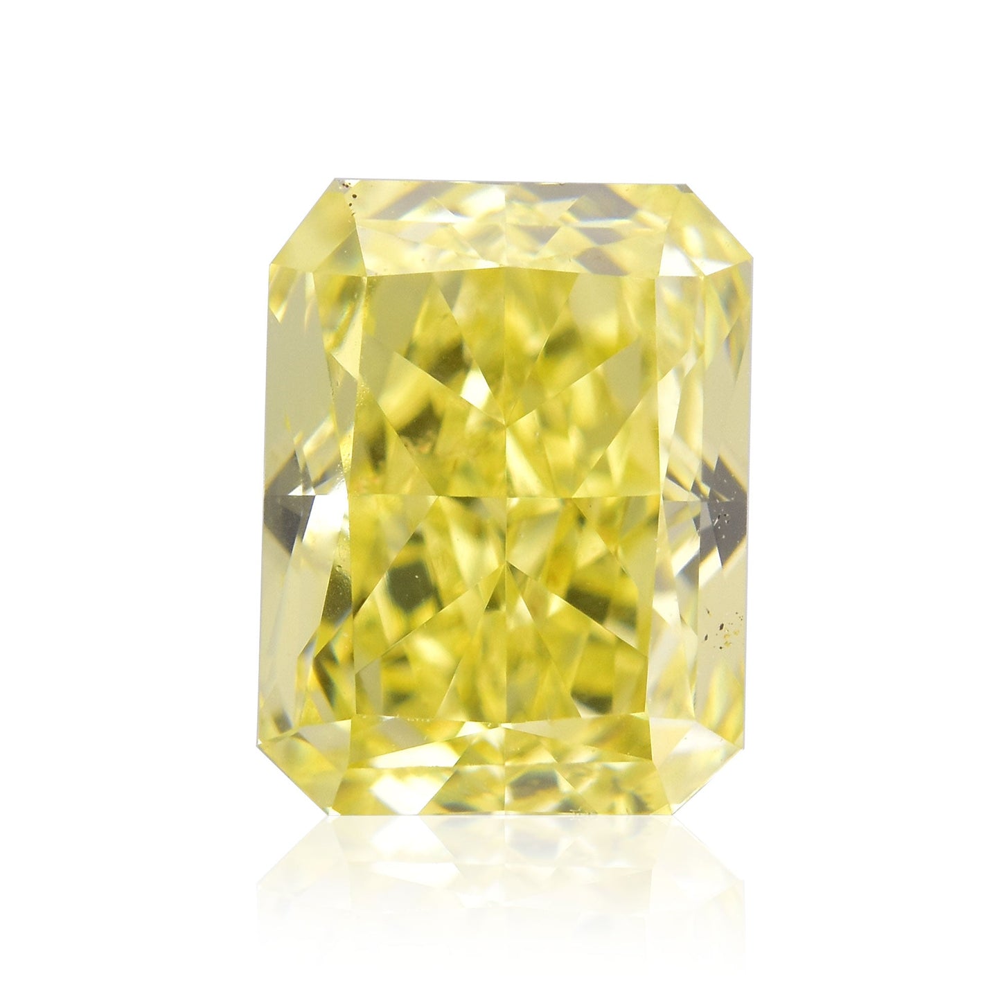 0,73 Karat Fancy Yellow Radiant VS2 GIA