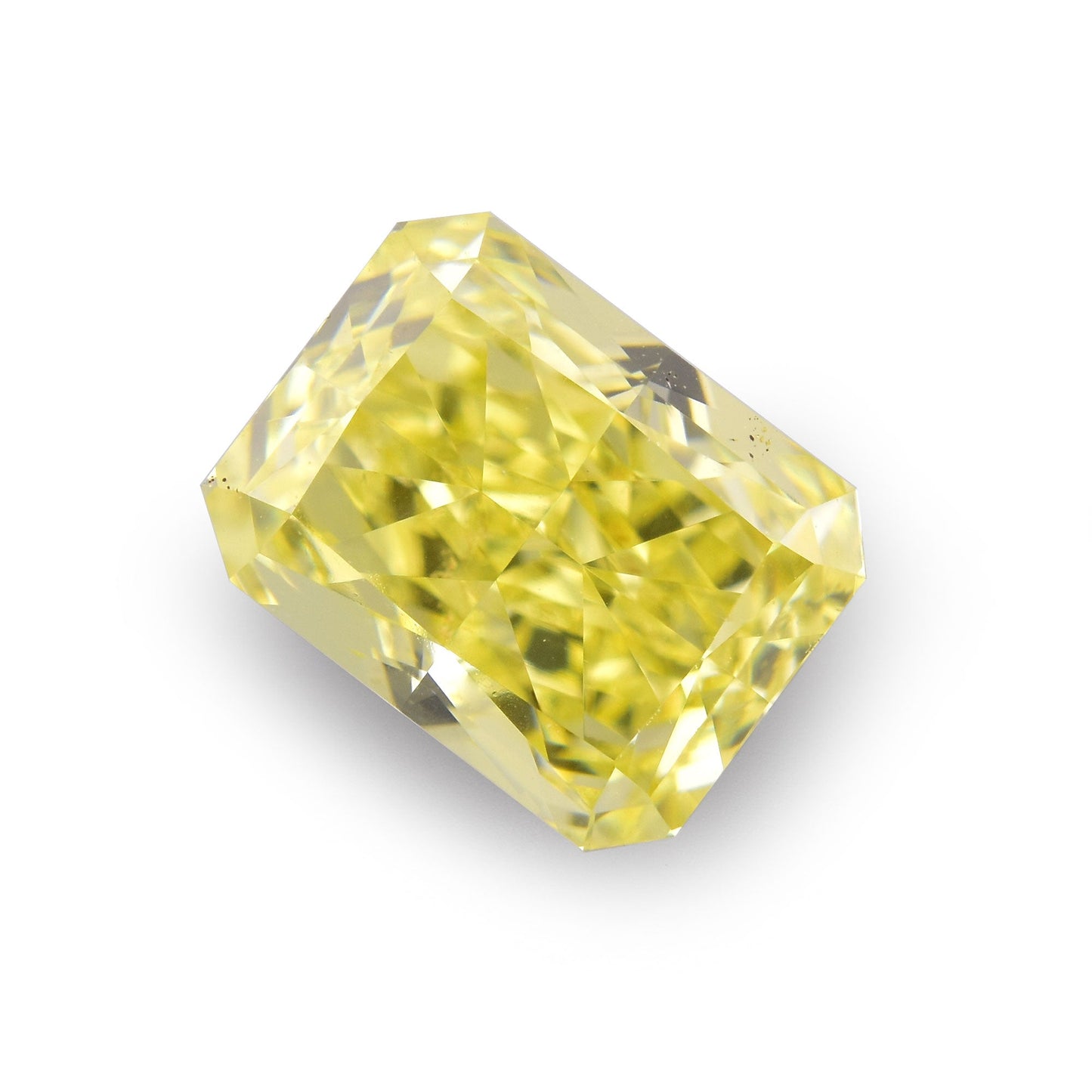 0,73 Karat Fancy Yellow Radiant VS2 GIA