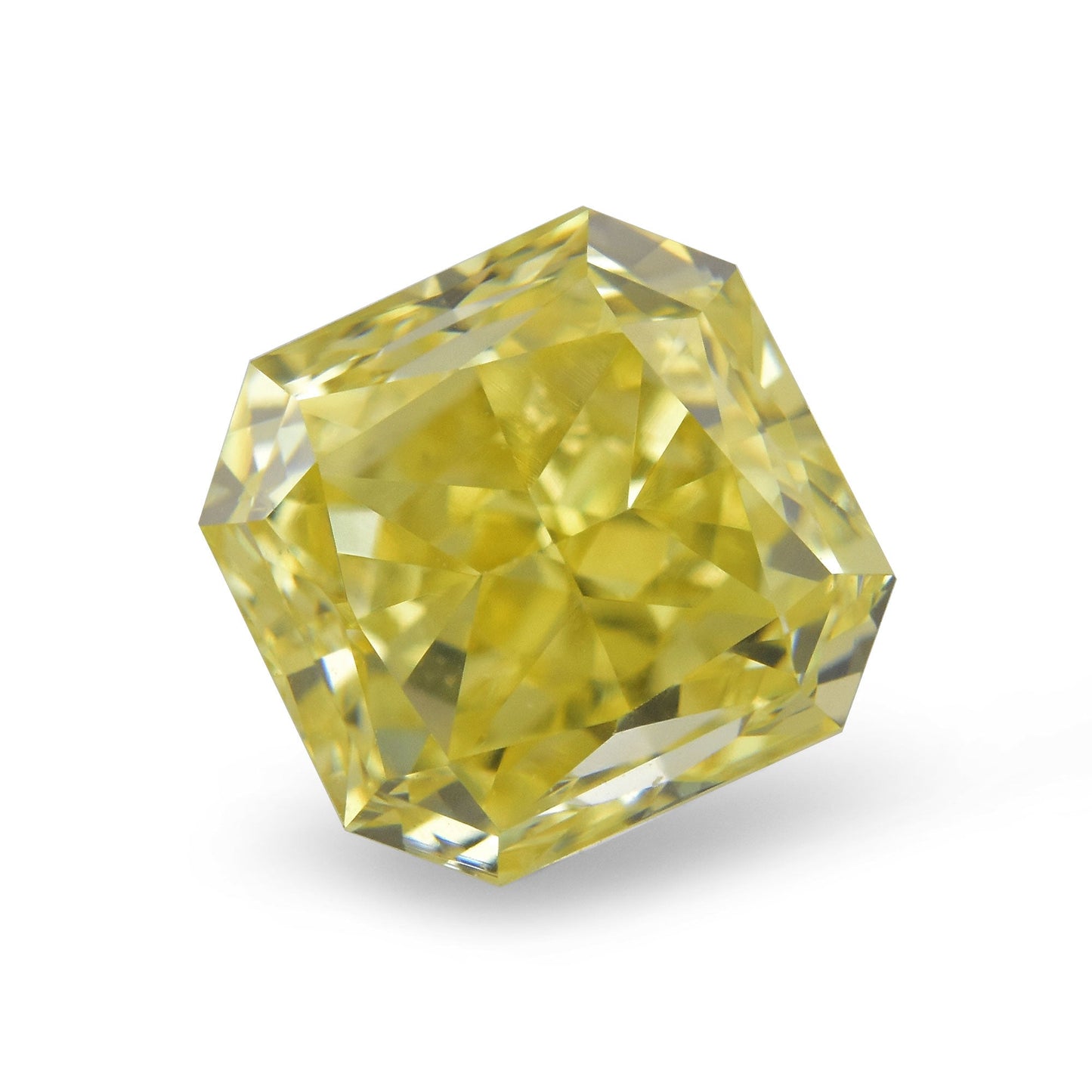 0,81 Karat Fancy Yellow Radiant VS2 GIA