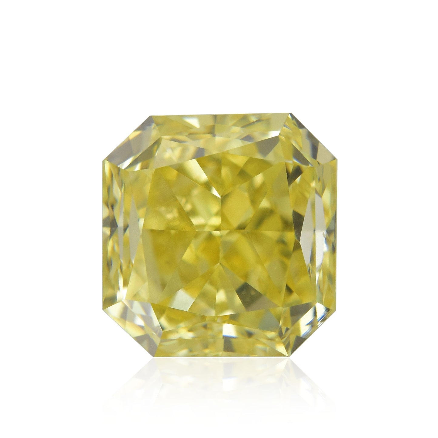 0,81 Karat Fancy Yellow Radiant VS2 GIA
