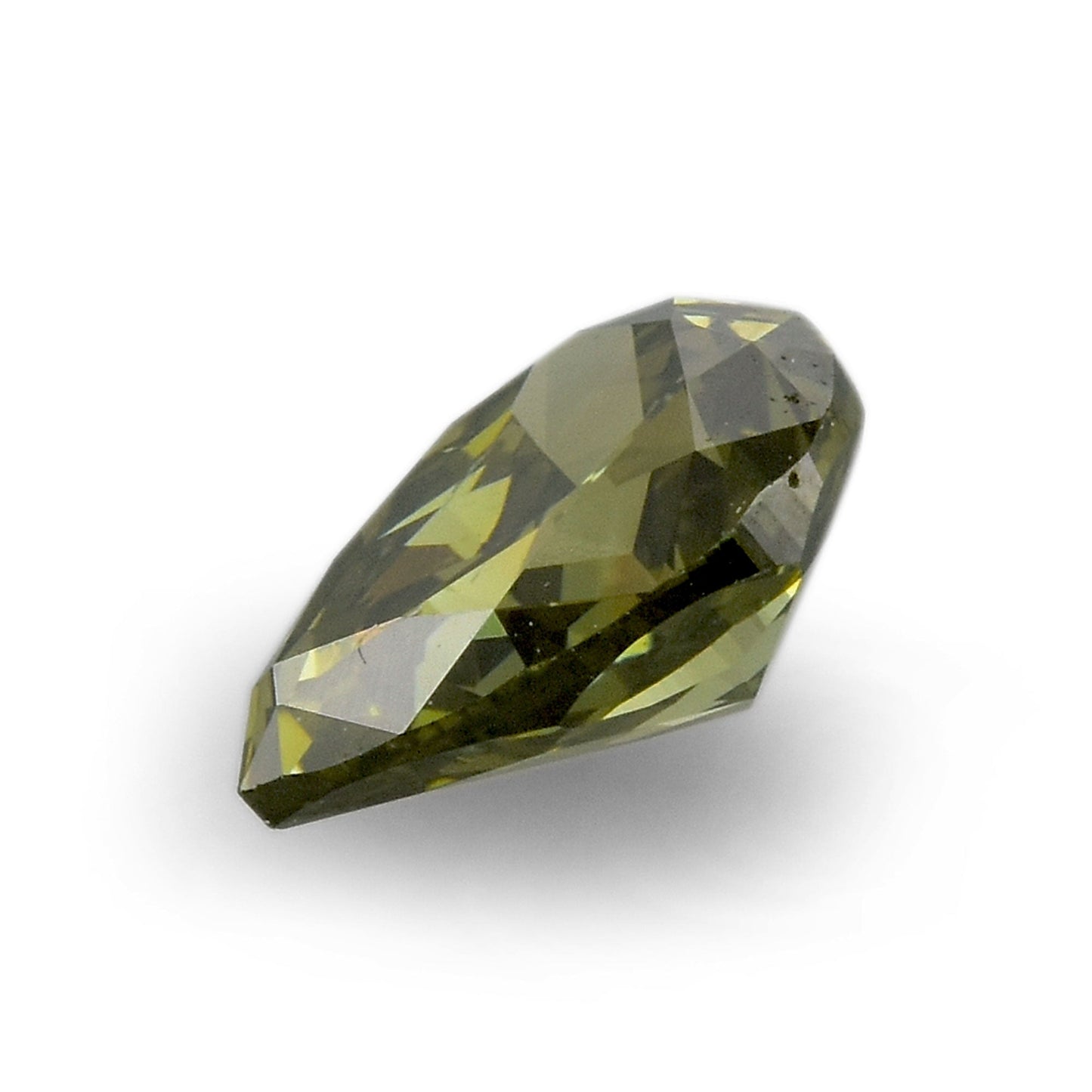 0,42 Karat Chamäleon-Birnen-Diamant SI1 GIA