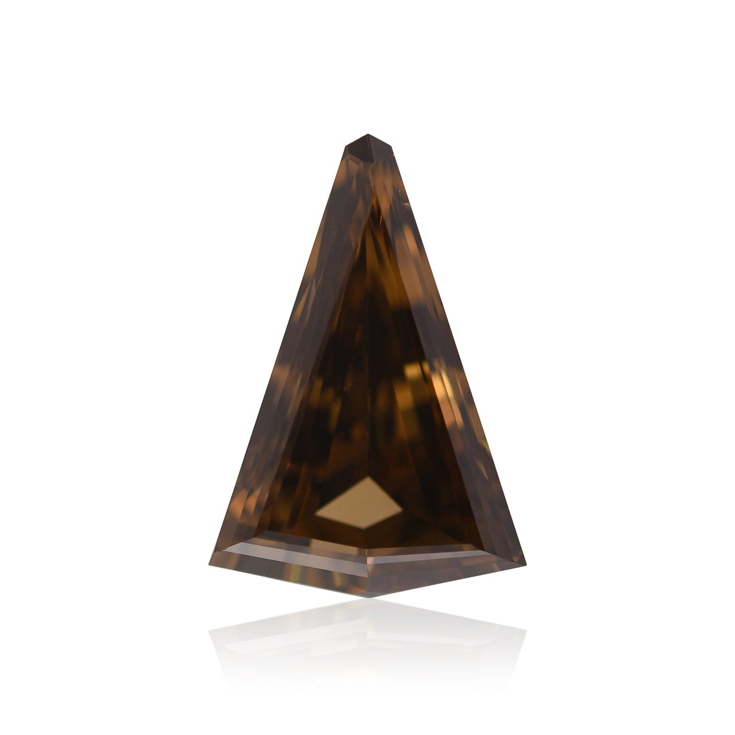 3,00 Karat Fancy Dark Brown Kite Diamant VS2 GIA