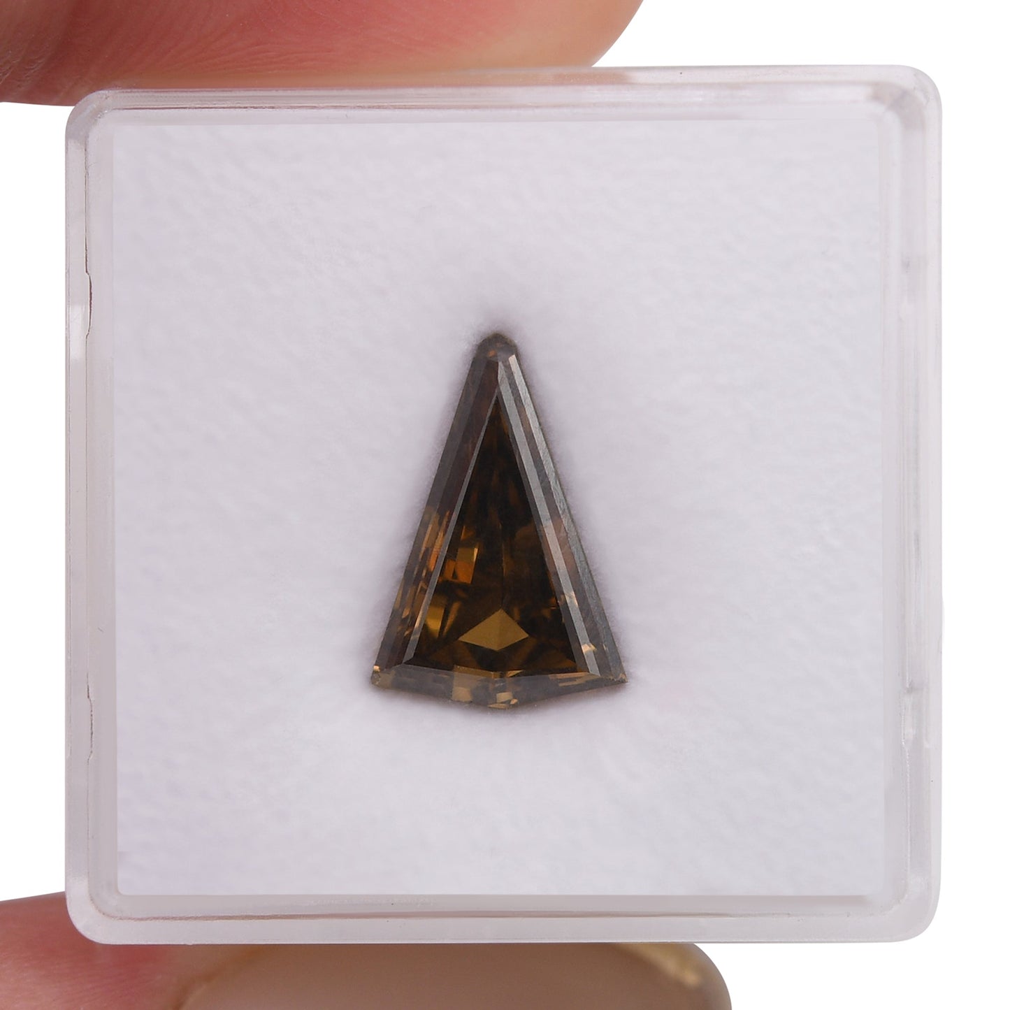 3,00 Karat Fancy Dark Brown Kite Diamant VS2 GIA