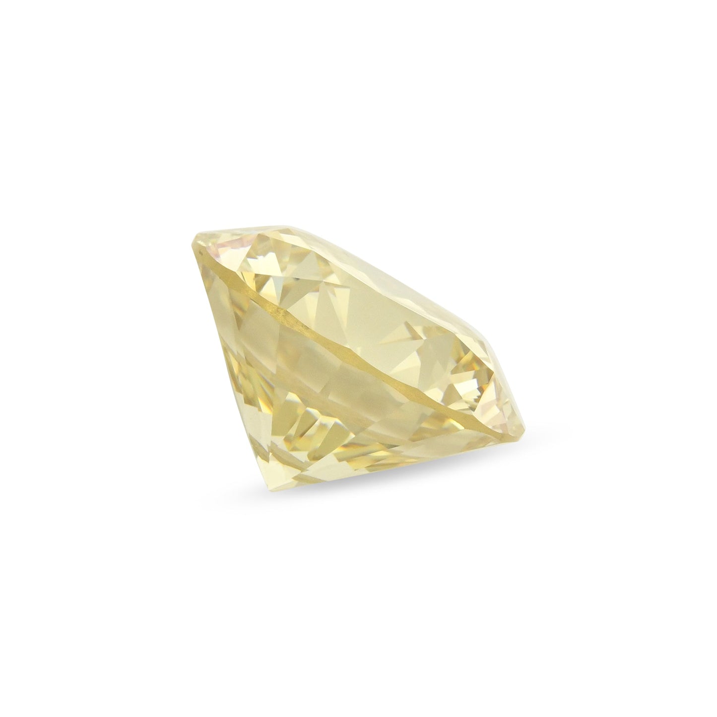 3,00 Karat Fancy Light Brownish Yellow Round Diamond VS2 GIA