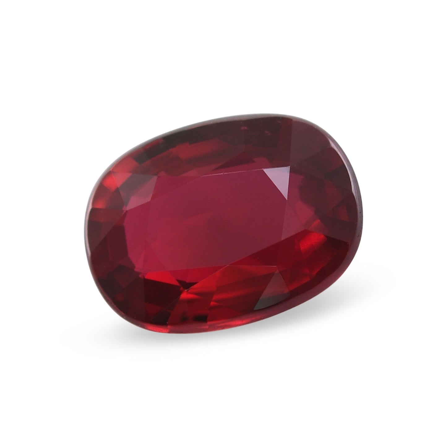 3,00 Karat roter ovaler Rubin aus Mosambik, AGL