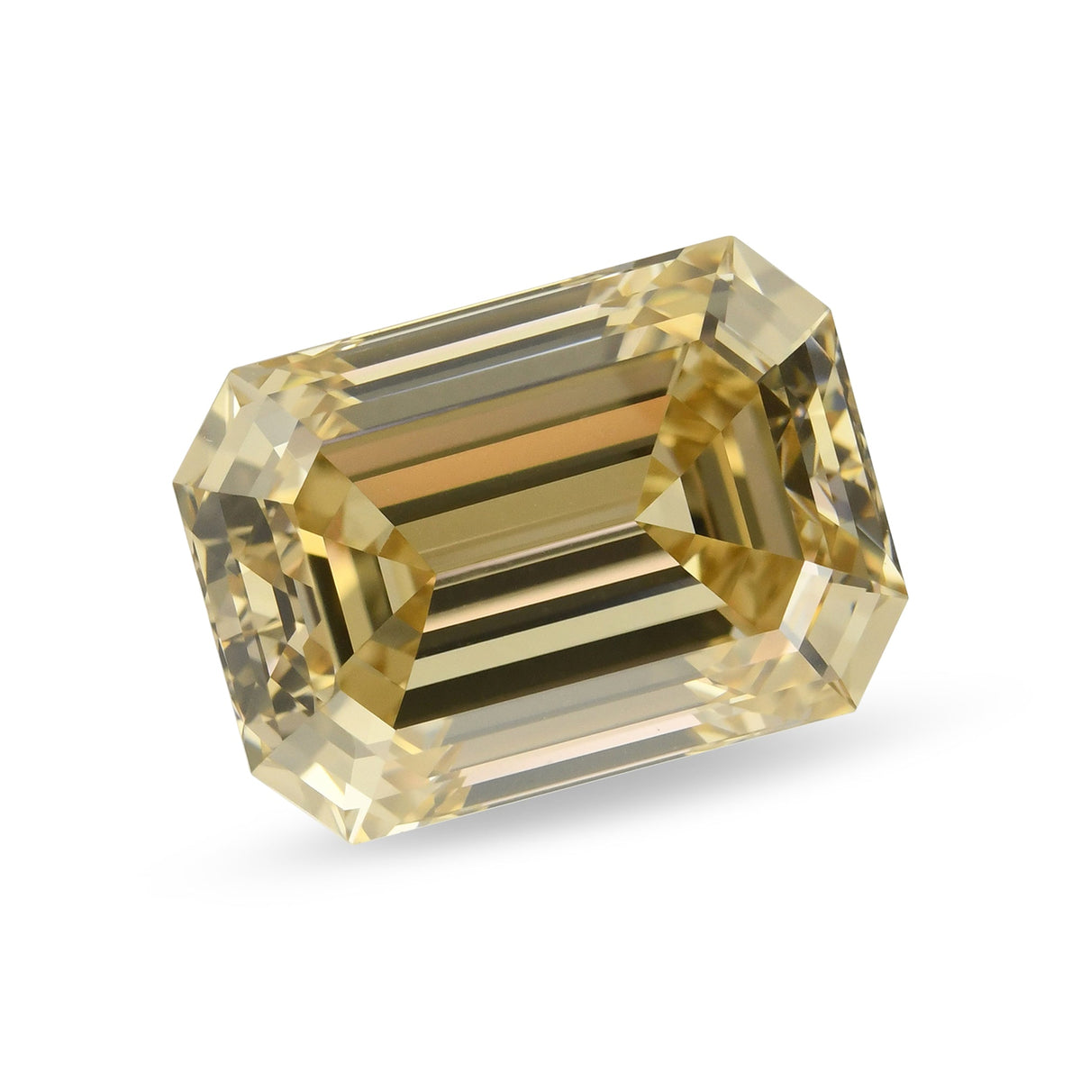 Smaragd-Diamant | 3,01 ct | Fancy Brown Yellow | IF | GIA | Ref 700254