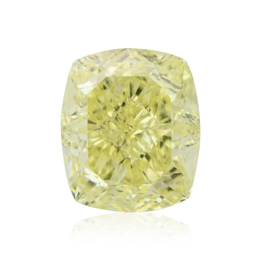 3,01 Karat Fancy Yellow Cushion Diamond VS2 GIA
