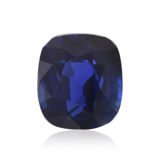 3,01 Karat blauer MADAGASCAR Kissen-Saphir AGL