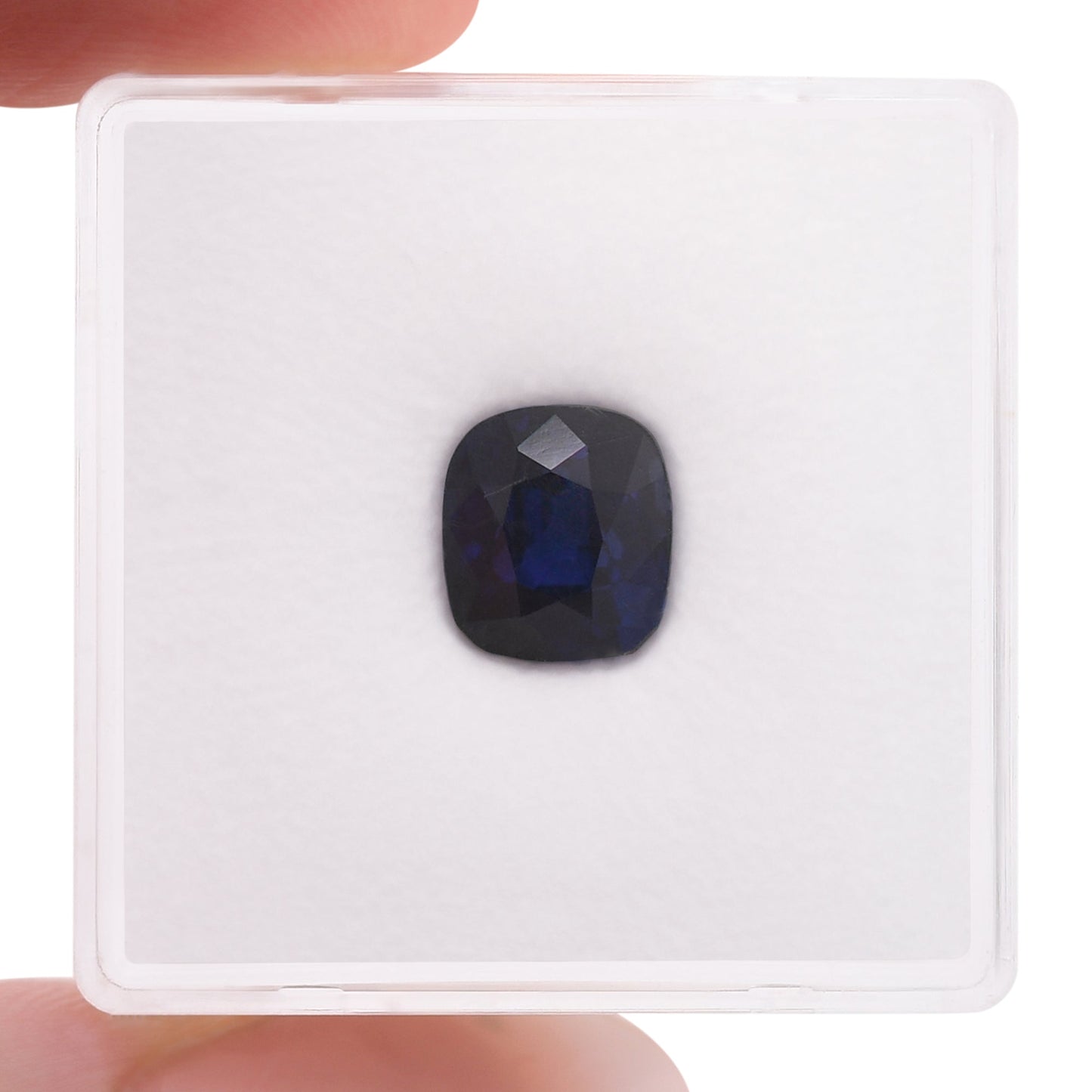 3,01 Karat blauer MADAGASCAR Kissen-Saphir AGL