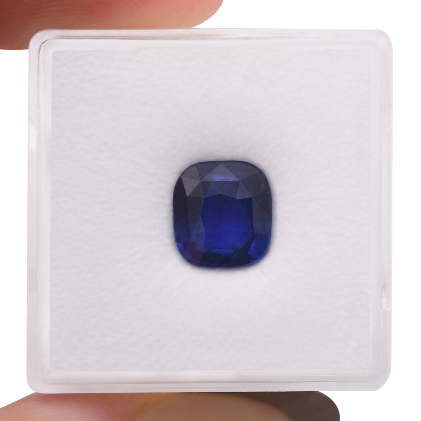 3,02 Karat blauer Kissen-Saphir aus Sri Lanka, GIA