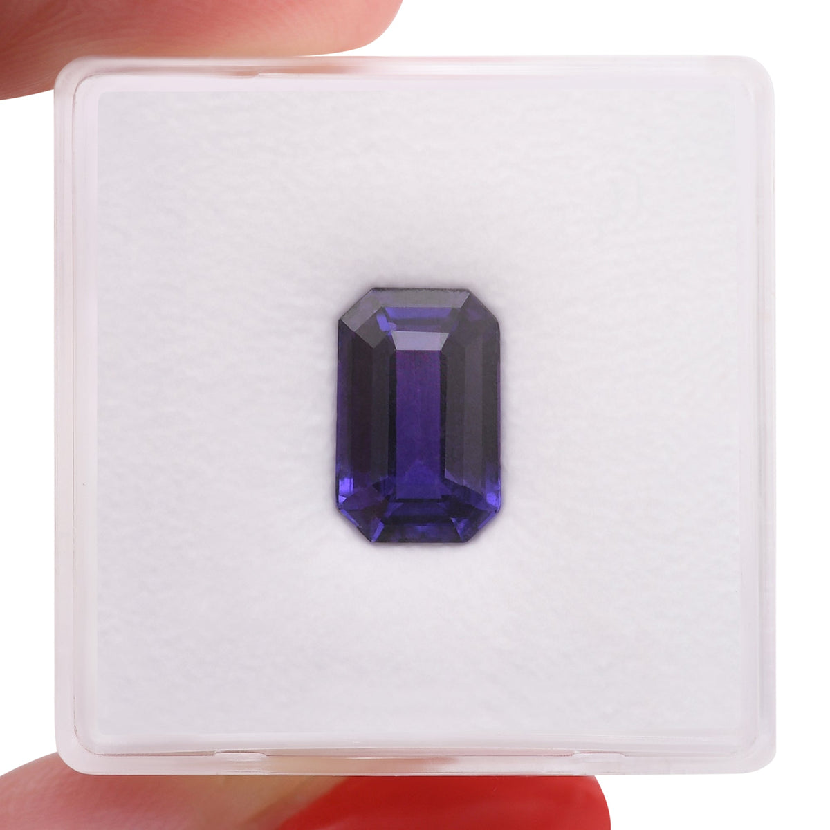 Smaragdgrüner Saphir | 3,02 ct | Lila | GIA | Ref. 718625