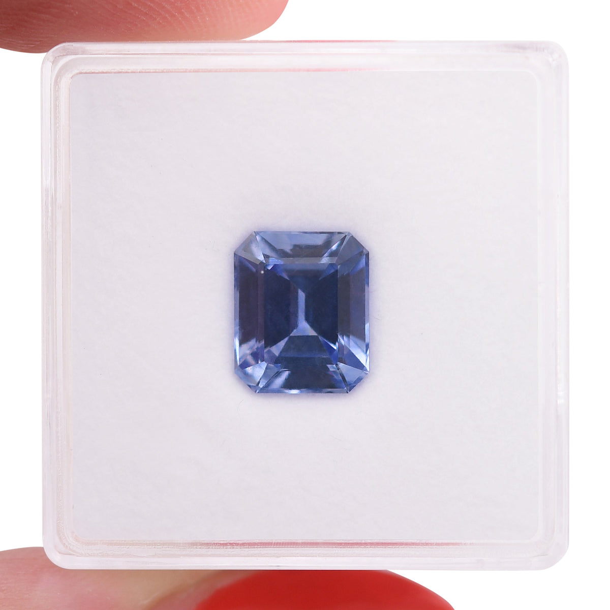 Smaragd-Saphir | 3,02 ct | Blau | CD | Ref. 719423
