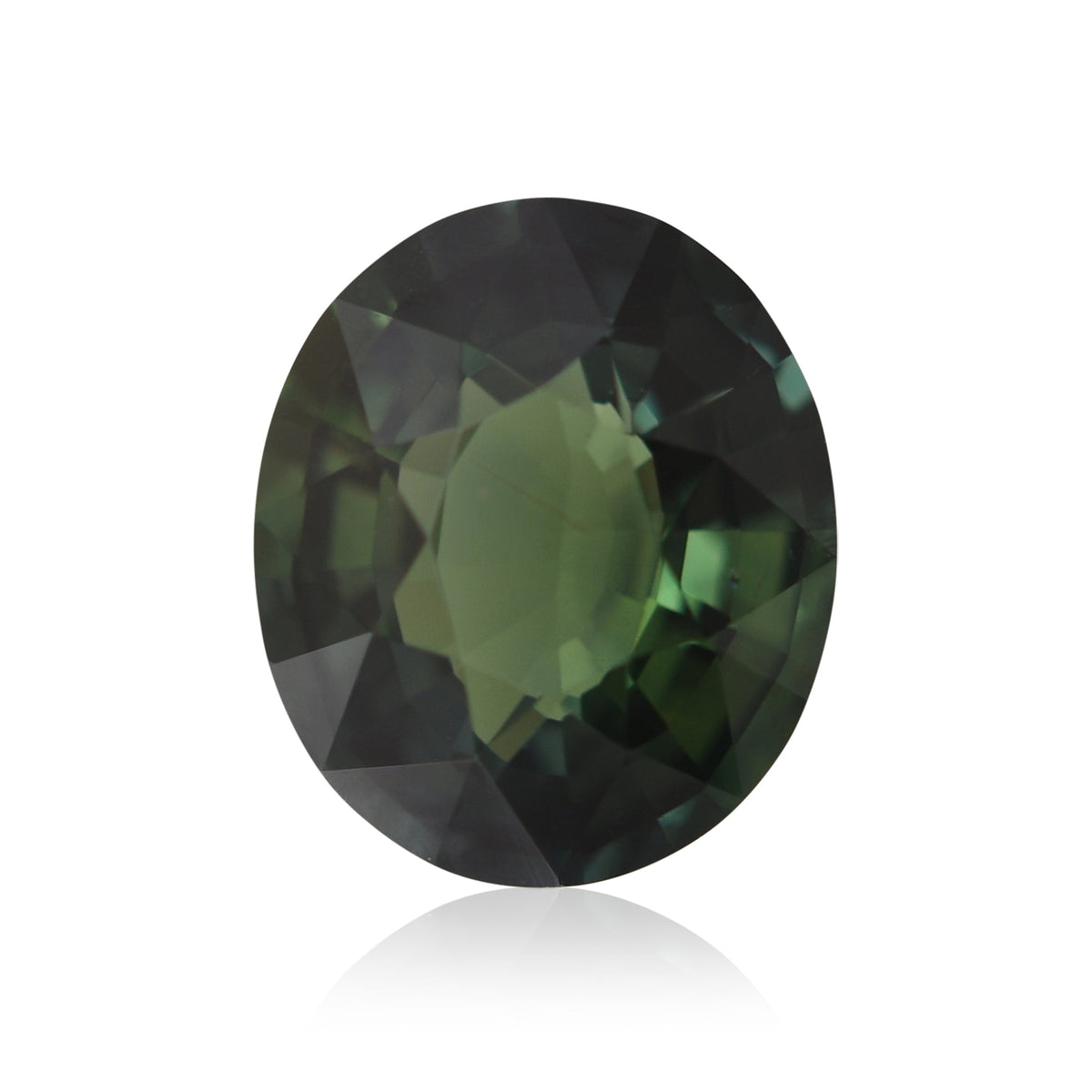 Oval Sapphire | 3.02 ct | Green | CD | Ref 721164