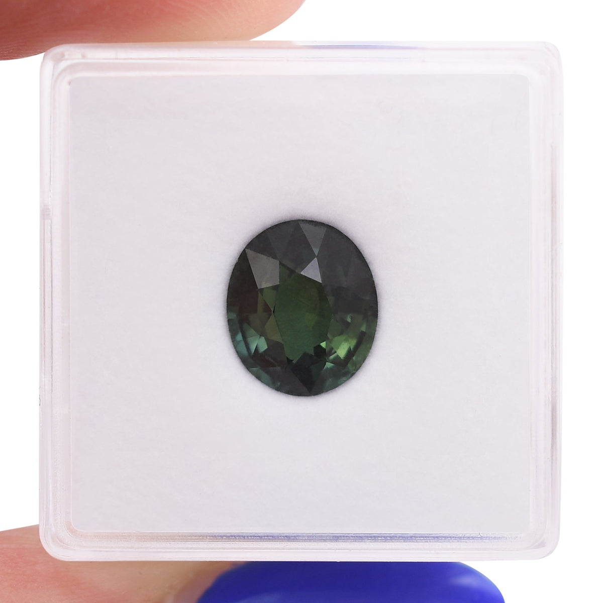 Oval Sapphire | 3.02 ct | Green | CD | Ref 721164