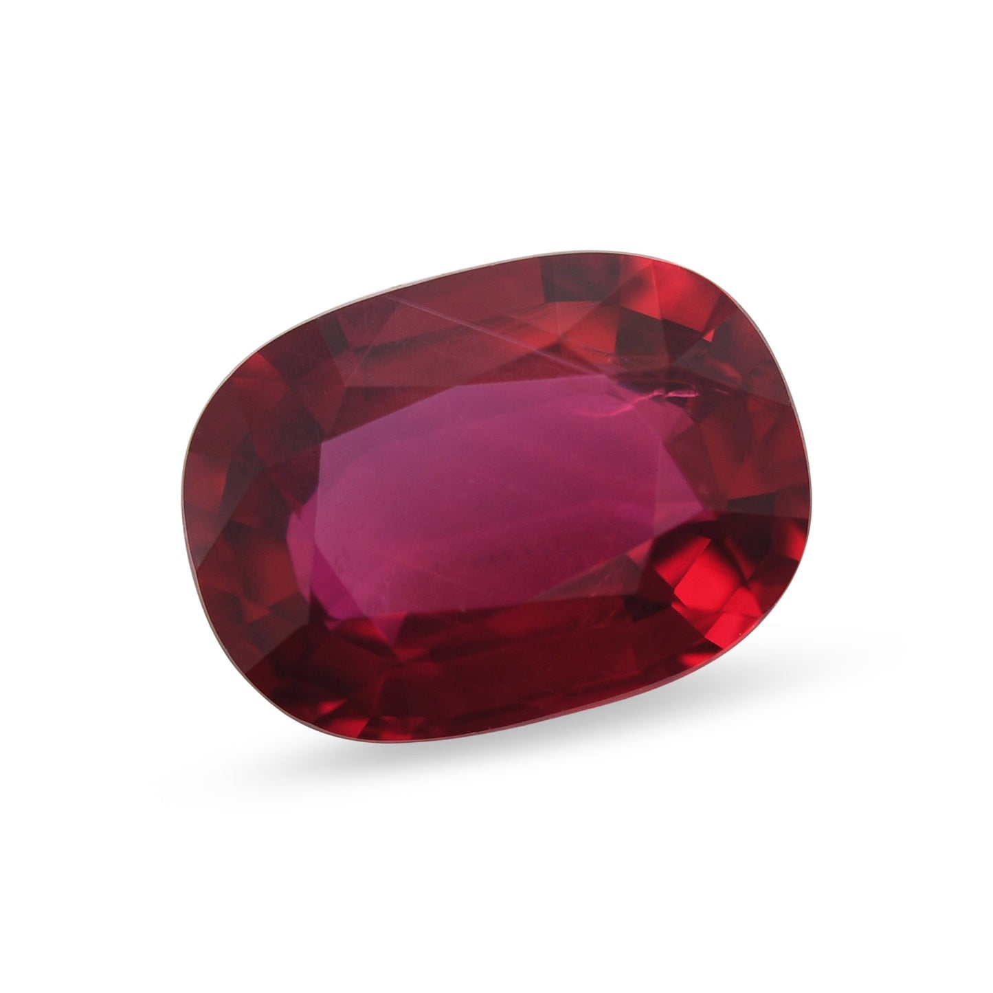 3,03 Karat roter MOSAMBIK-Kissenrubin AGL