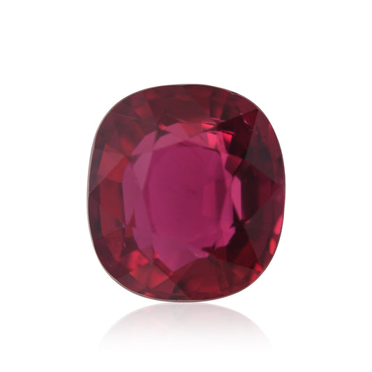 3,03 Karat roter MOSAMBIK-Kissenrubin AGL & GRS