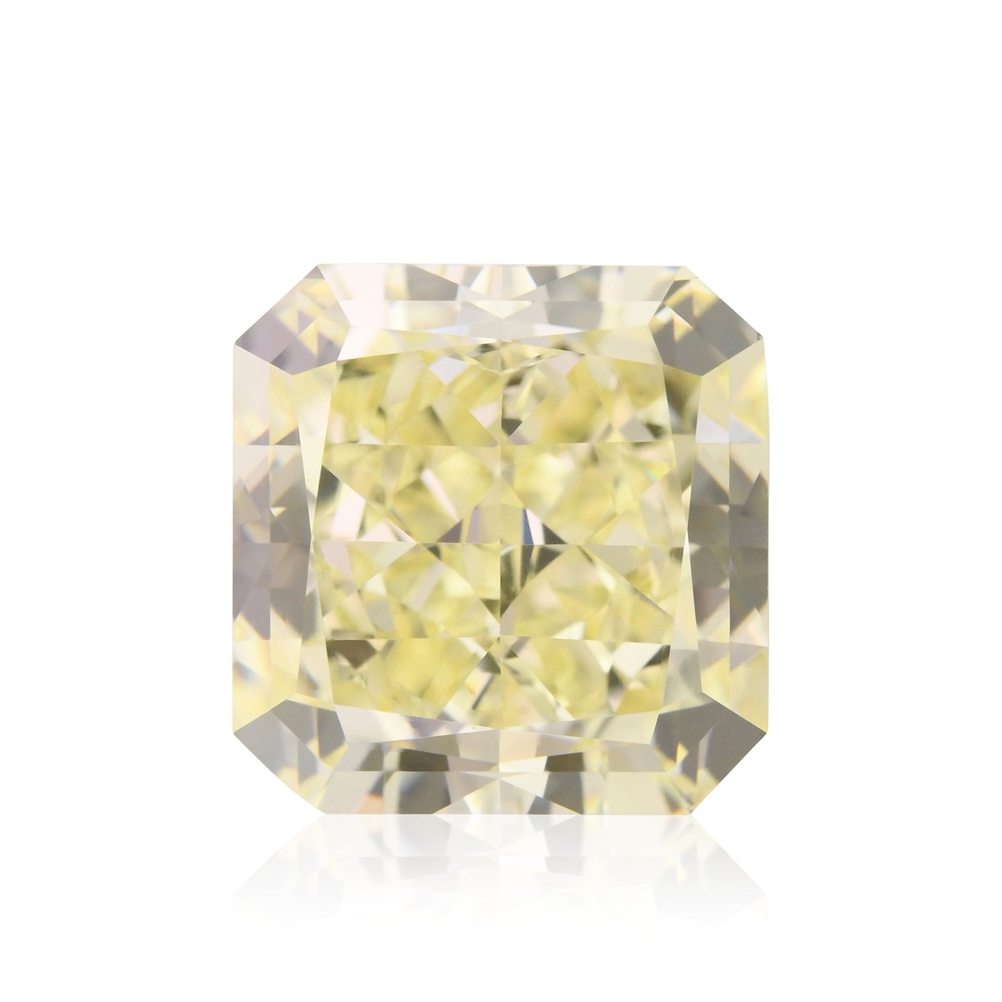 3.04 Carat Fancy Light Yellow Radiant Diamond VS1 GIA